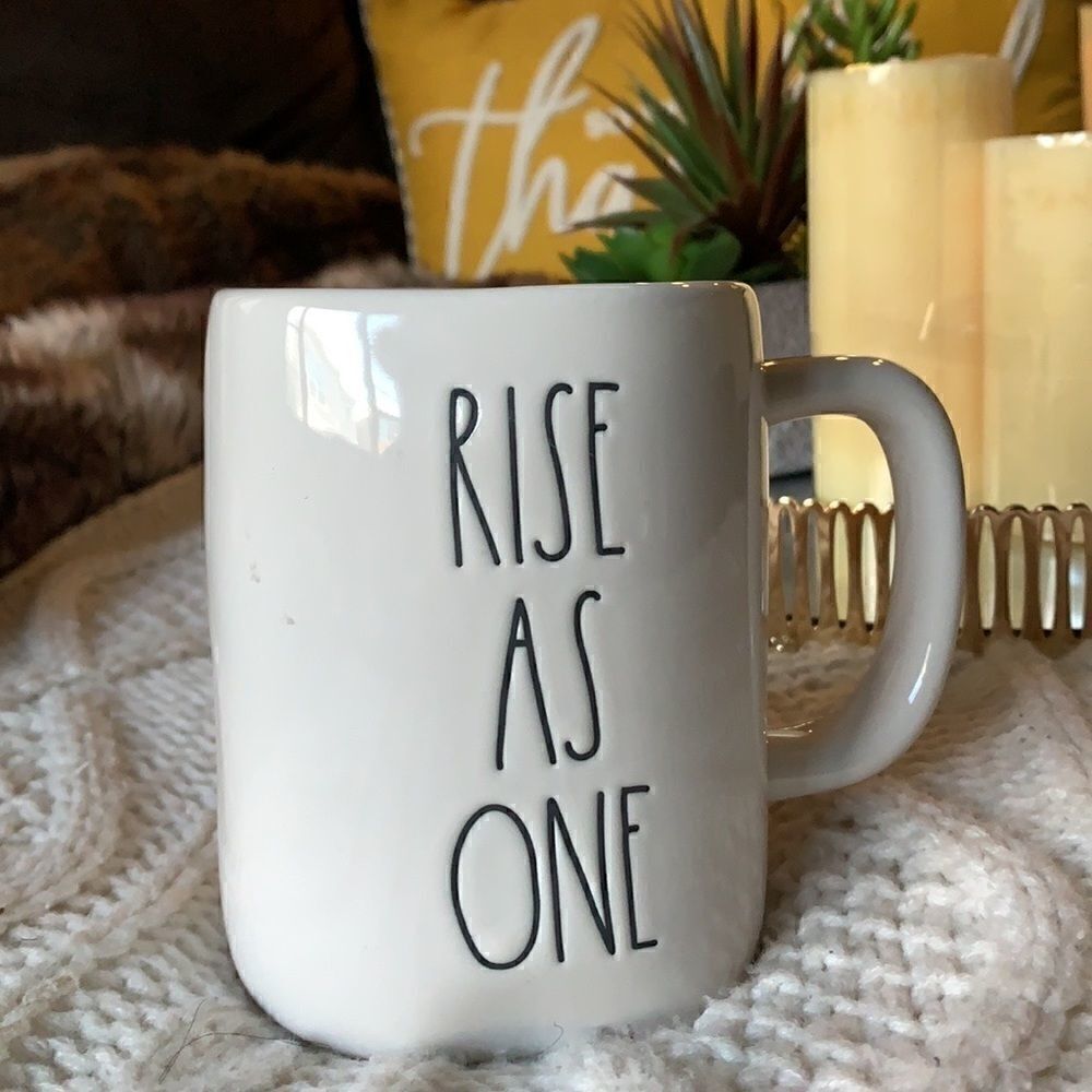 NEW RAE DUNN Rise as one mug